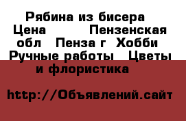 Рябина из бисера › Цена ­ 700 - Пензенская обл., Пенза г. Хобби. Ручные работы » Цветы и флористика   